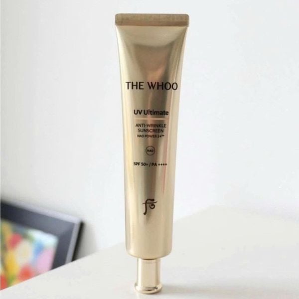 Kem Chống Nắng Chống Nhăn The Whoo UV Ultimate Anti Wrinkle Sunscreen Upsize 75ml