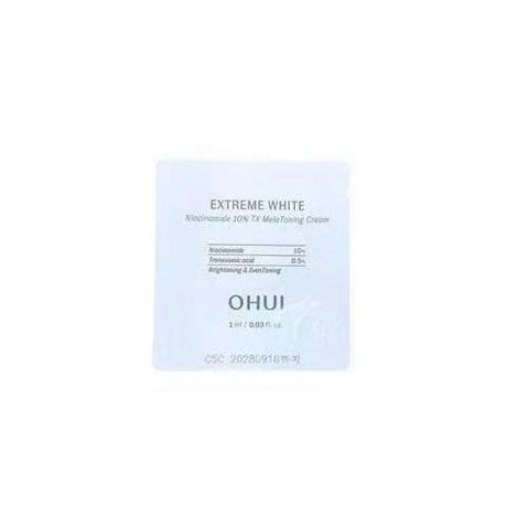 Gói Kem Dưỡng Trắng Da Ohui Extreme White Niacinamide 10% TX Melatoning 1ml