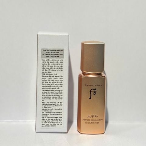 Kem Mắt Nâng Cơ Whoo Cheonyuldan Ultimate Regeneratite Eye Lift Cream 5ml