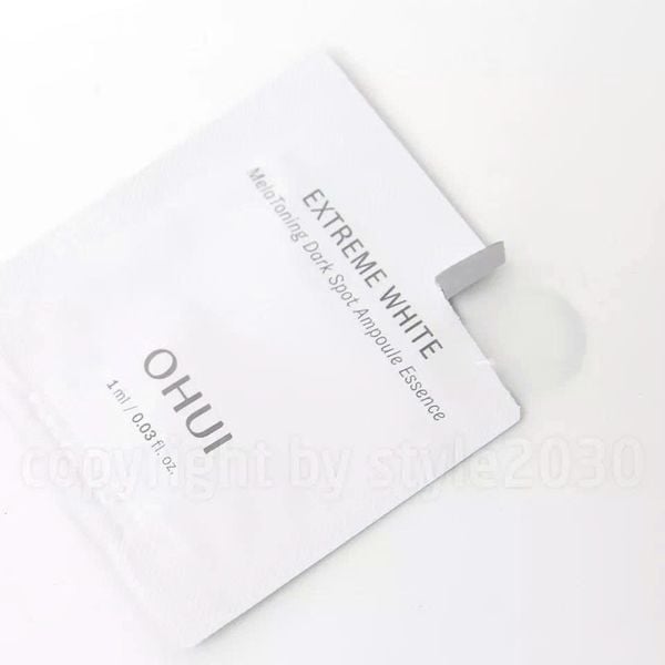Sample Tinh Chất Mờ Nám Trắng Da OHUI Extreme White Melatoning Dark Spot Ampoule Essence 1ml