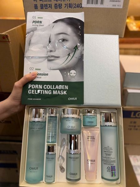 Bộ Dưỡng Ẩm Cấp Nước Ohui Miracle Aqua 4pcs Special Set