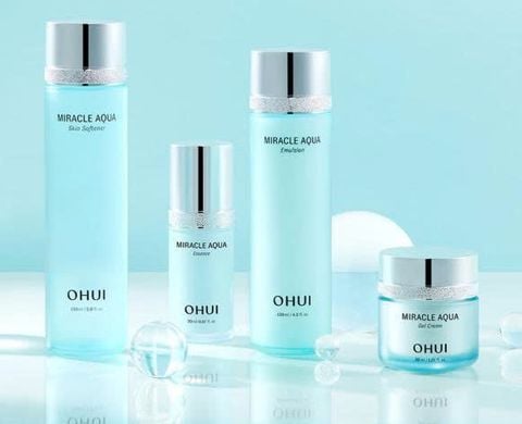 Bộ Dưỡng Ẩm Cấp Nước Ohui Miracle Aqua 4pcs Special Set
