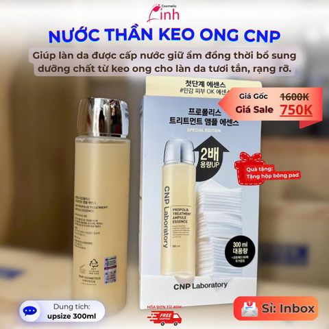 Nước Thần Keo Ong CNP Propolis Treatment Ampoule Essence Upsize 300ml