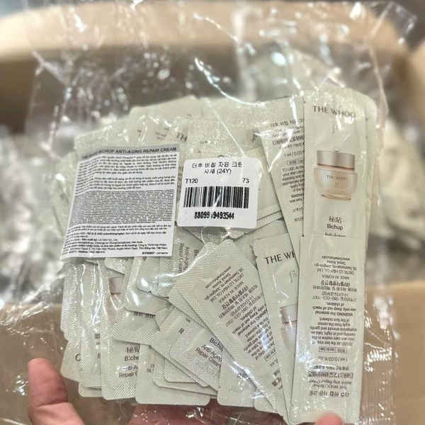 Sample Gói Kem Dưỡng Tự Nhuận Bichup Anti-Aging Repair Cream 1ml