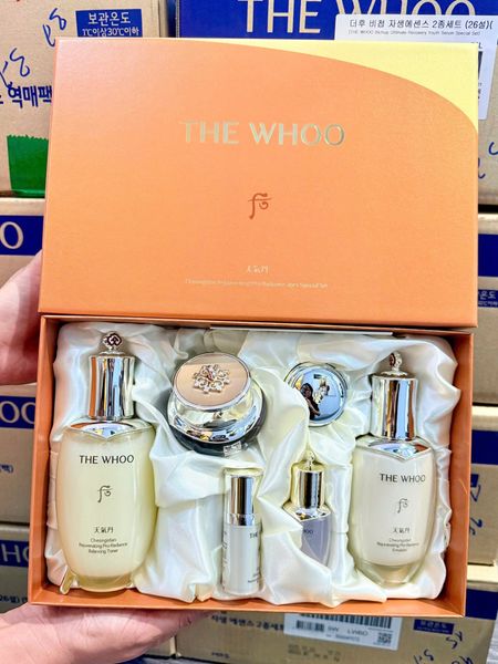 Bộ Tái Sinh Chống Lão Hóa Da The Whoo Cheongidan Rejuvenating Pro - Radiance 3pcs Set