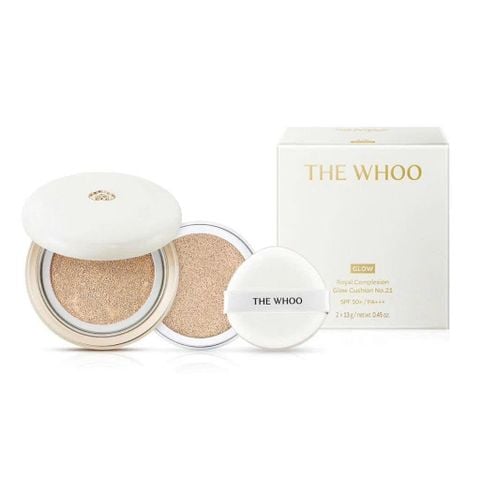 Phấn Nước Che Phủ Khuyết Điểm Và Dưỡng Sáng Da WHOO ROYAL COMPLEXION GLOW CUSHION SPF50+/PA+++