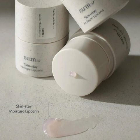Bộ Son dưỡng môi tặng kèm kem dưỡng da tay Sum37 Skin Stay Moisture Lipcerin Holiday Special Set