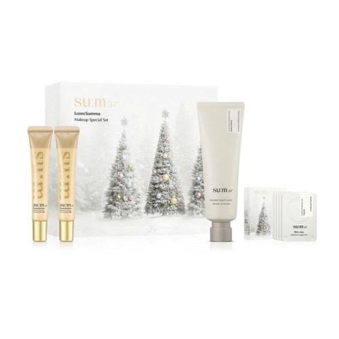 Bộ Kem Nền Trang Điểm tặng Kem Dưỡng Da Tay Sum37 Losecsumma Makeup Set