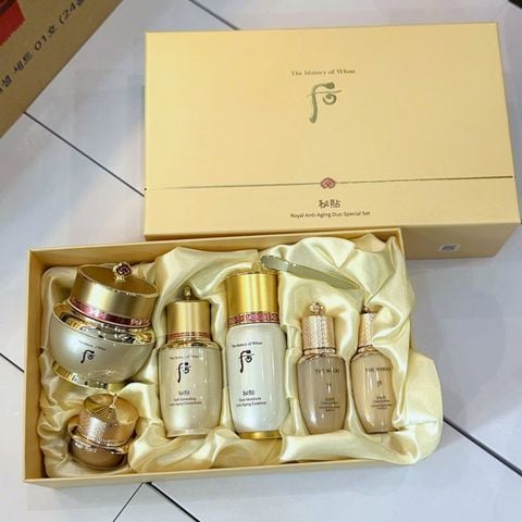 Bộ Sản Phẩm Chống Lão Hóa Toàn Diện Whoo Bichup Royal Anti - Aging Duo Special Set (Size Trung)