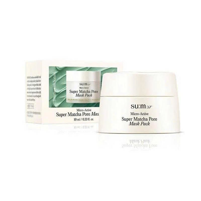 Mặt Nạ Matcha Làm Sạch Sâu Sum37 Micro Active Super Matcha Pore Mask Pack 10ml