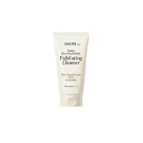 Sữa Rửa Mặt Tẩy Da Chết Chiết Xuất Từ Gạo Sum37 Secret Rice Nuruk Daily Exfoliating Cleanser 10g