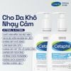 Sữa rửa mặt tạo bọt mịn dịu lành cho da nhạy cảm Cetaphil Hydrating Foaming Cream Cleanser