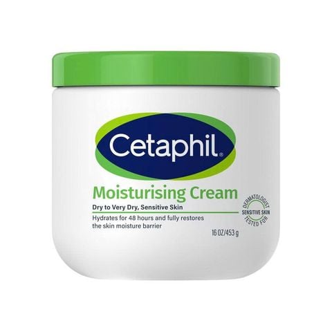 Kem dưỡng ẩm dành cho da khô đến rất khô và kể cả da nhạy cảm Cetaphil Moisturising Cream