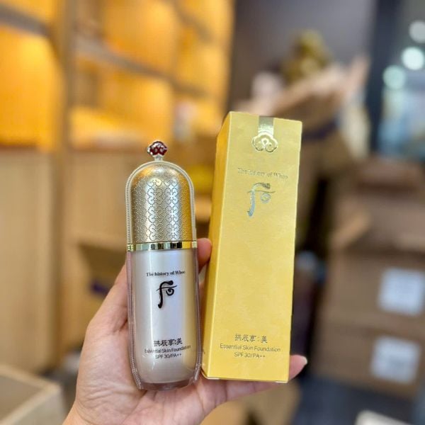 Kem Nền Che Khuyết Điểm Whoo Gongjinhyang Mi Essential Foundation SPF30/PA++ 40ml