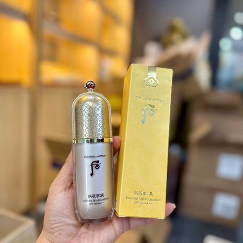 Kem Nền Che Khuyết Điểm Whoo Gongjinhyang Mi Essential Foundation SPF30/PA++ 40ml Nội Địa
