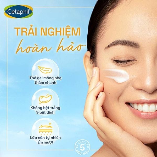 Gel chống nắng vật lý phổ rộng cho da khô nhạy cảm Cetaphil Sun SPF50+ Light Gel 50ml