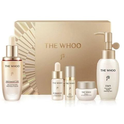 Bộ Tinh Chất Tăng Cường Hỗ Trợ Ngừa Lão Hóa Chuyên Sâu The Whoo Bichup Ultimate Recovery NAD Power Ampoule Upsize 50ml