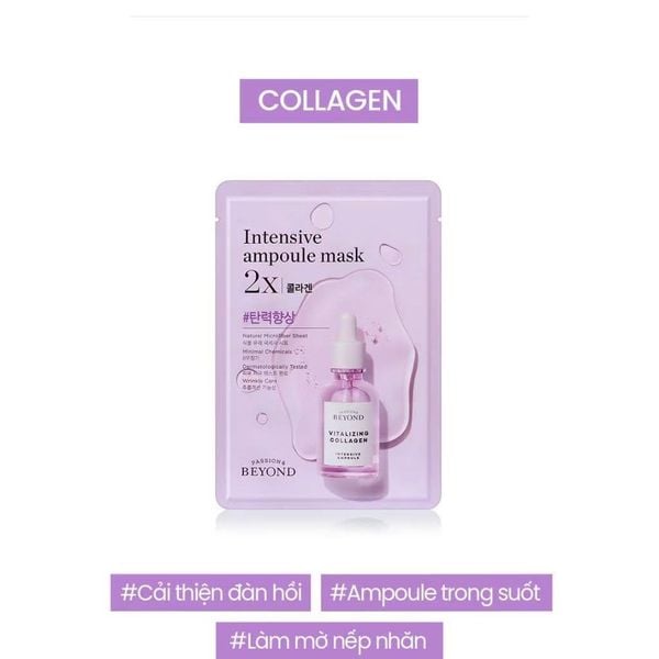 Mặt Nạ Siêu Dưỡng Chất Bổ Sung Collagen Beyond Intensive Ampoule Mask 2X 25ml