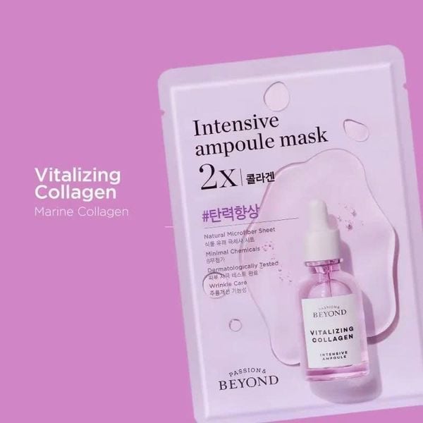 Mặt Nạ Siêu Dưỡng Chất Bổ Sung Collagen Beyond Intensive Ampoule Mask 2X 25ml