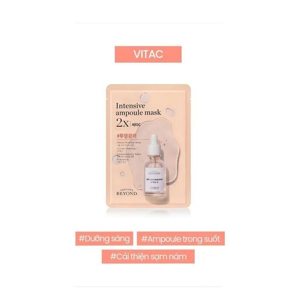 Mặt Nạ Siêu Dưỡng Chất Bổ Sung Vitamin C Beyond Intensive Ampoule Mask 2X 25ml