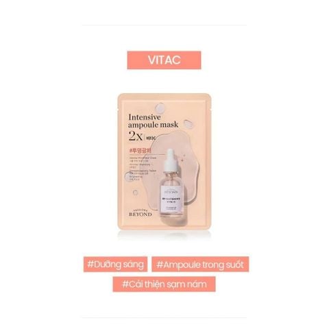Mặt Nạ Siêu Dưỡng Chất Bổ Sung Vitamin C Beyond Intensive Ampoule Mask 2X 25ml