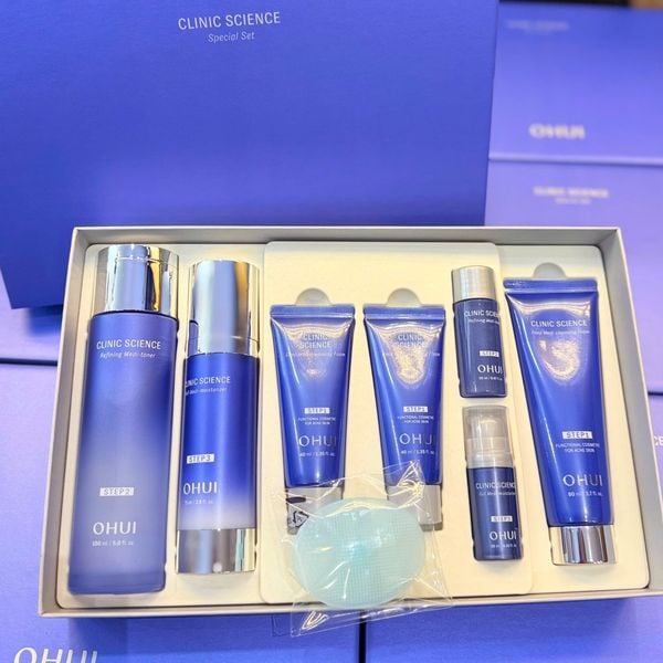 Bộ Dưỡng Giảm Mụn Ohui Clinic Science 3pcs Special Set