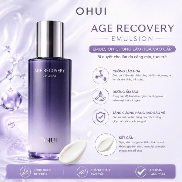 [Flashsale] Sữa Dưỡng Cải Thiện Nếp Nhăn Ohui Age Recovery Emulsion 140ml