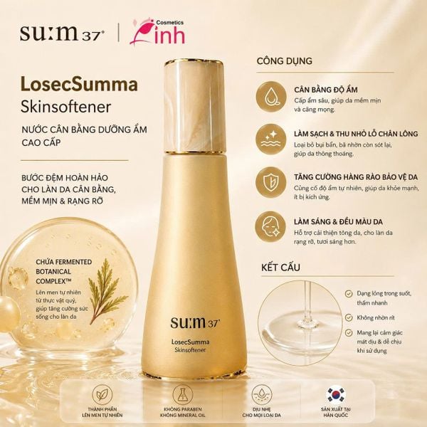 [Flashsale] Hoa Hồng Tái Sinh Sum37 LosecSumma Skin Softener 150ml