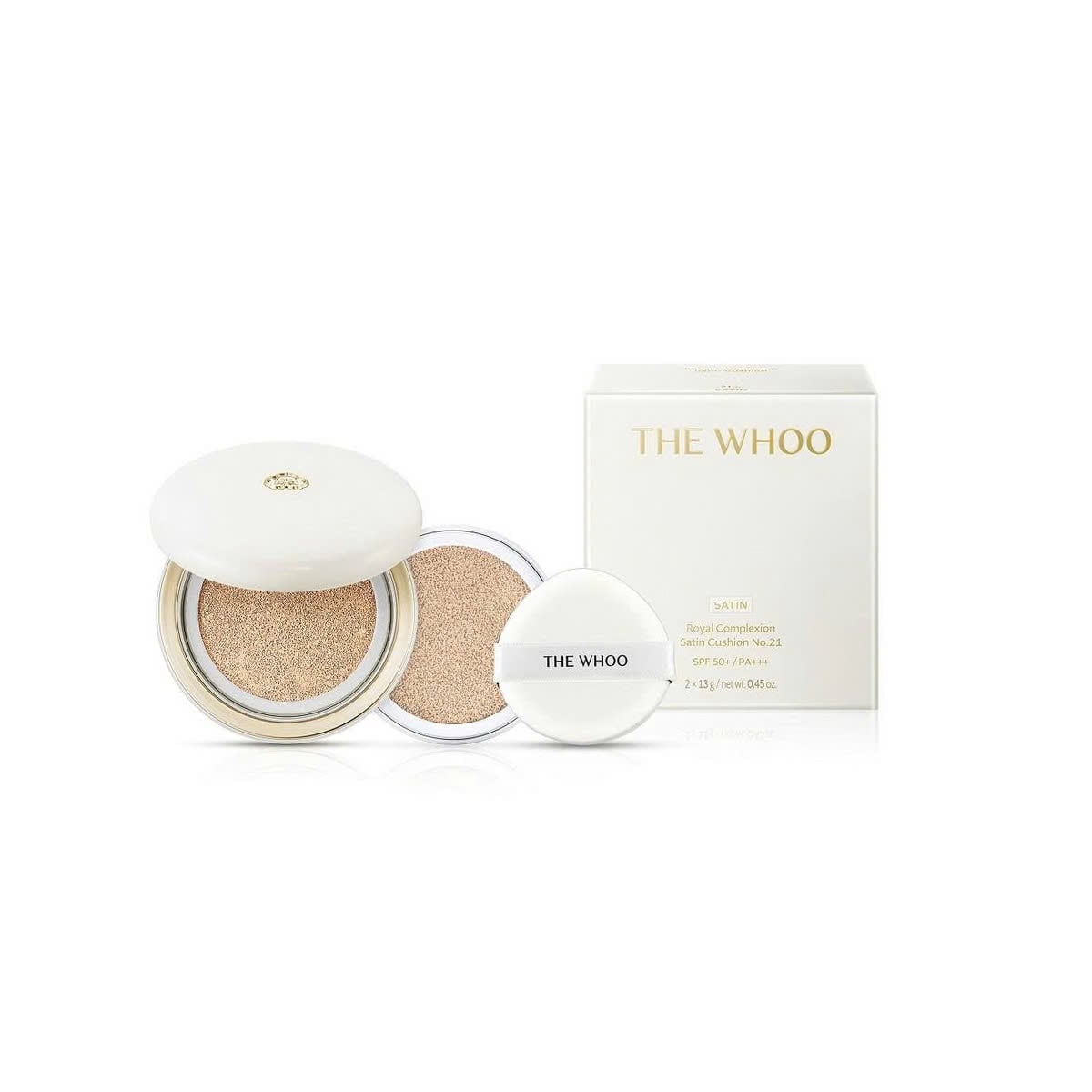 Phấn Nước Lớp Nền Mịn Lì The Whoo Royal Complexion Satin Cushion