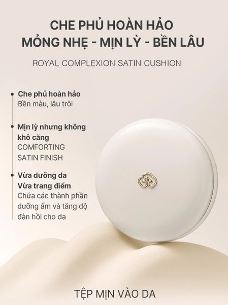 Phấn Nước Lớp Nền Mịn Lì The Whoo Royal Complexion Satin Cushion