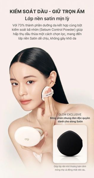 Phấn Nước Lớp Nền Mịn Lì The Whoo Royal Complexion Satin Cushion