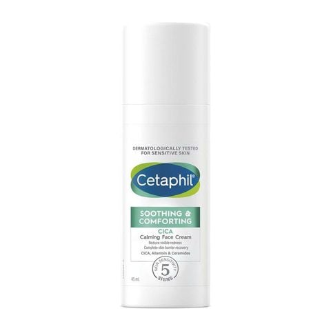 Kem dưỡng ẩm làm dịu và phục hồi chuyên sâu 4 tầng tác động Cetaphil Soothing and Comforting Cica Calming Face Cream 45ml