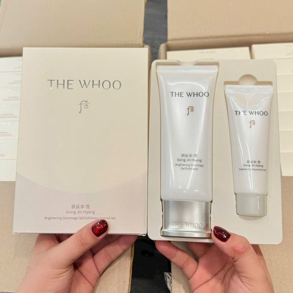 Bộ Tẩy Da Chết The Whoo Gongjinhyang Brightening Gommage Gel Exfoliator Special Set