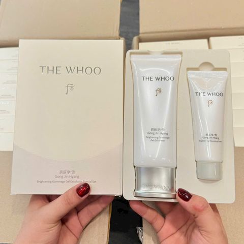 Bộ Tẩy Da Chết The Whoo Gongjinhyang Brightening Gommage Gel Exfoliator Special Set
