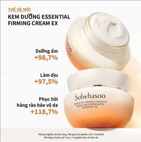 Kem Dưỡng Ẩm Da Sulwhasoo Essential Firming Cream Ex 15ml