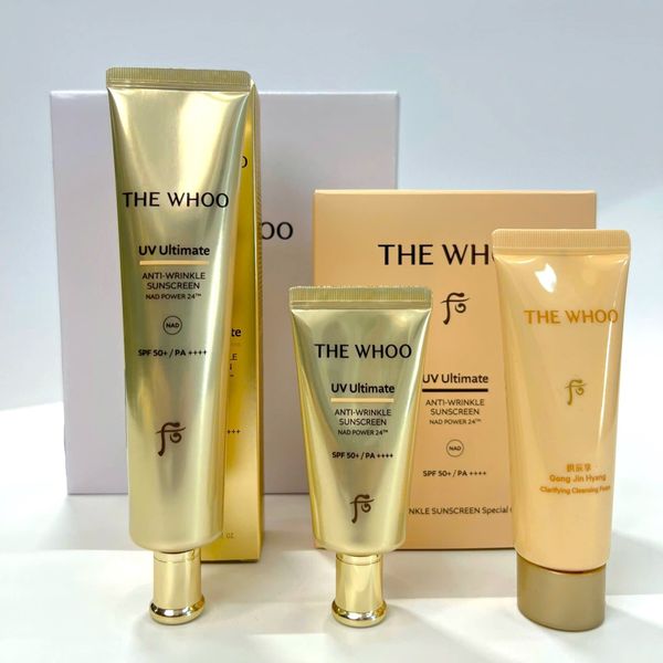 Kem Chống Nắng Chống Nhăn The Whoo UV Ultimate Anti Wrinkle Sunscreen Upsize 75ml
