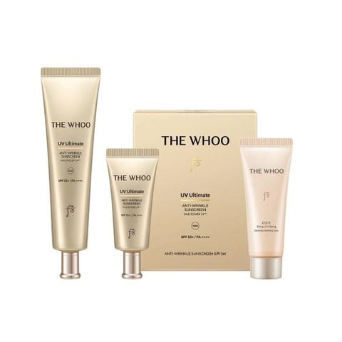 Kem Chống Nắng Chống Nhăn The Whoo UV Ultimate Anti Wrinkle Sunscreen Upsize 75ml