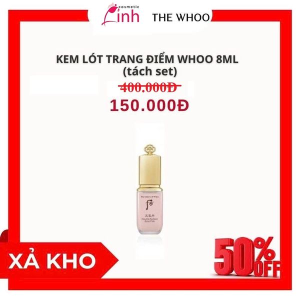 Kem Lót Ánh Hồng Nâng Tông Cao Cấp Whoo Cheongidan Double Radiant Base Pink