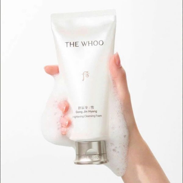 Sữa Rửa Mặt Dưỡng Trắng The Whoo Gongjinhyang Seol Brightening Cleansing Foam 180ml + 40ml