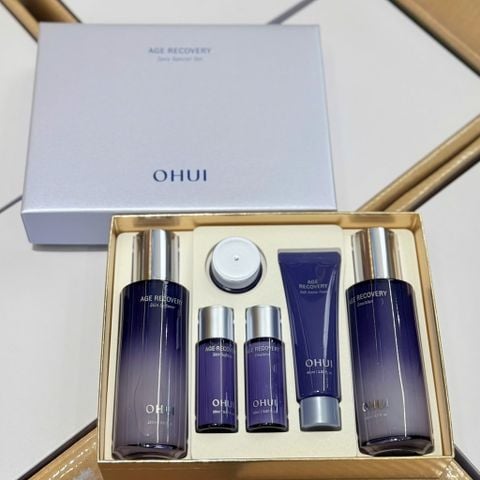 Bộ Dưỡng Da Ohui Tím Ohui Age Recovery Special 2pcs Set Mẫu Mới