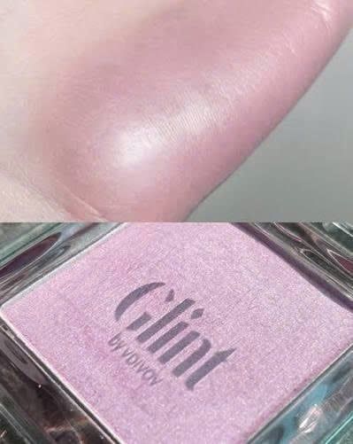 Phấn má hồng Glint 2.4g đa năng dạng nén cùng hạt ngọc trai, mịn màng, mỏng nhẹ (Màu 07 Pale Lilac)