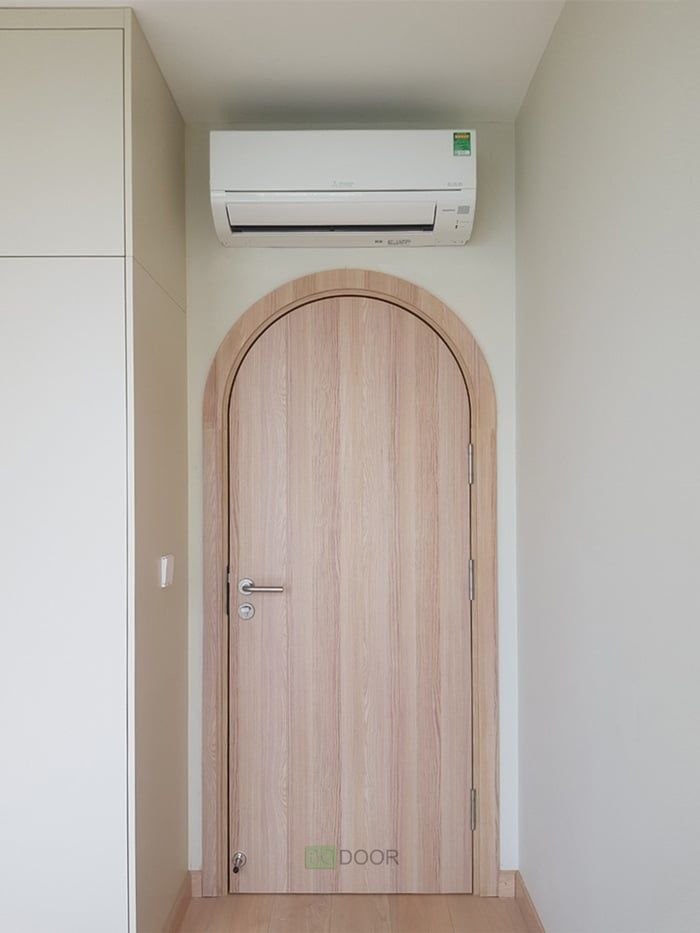 Cửa vòm gỗ Melamine 454EV