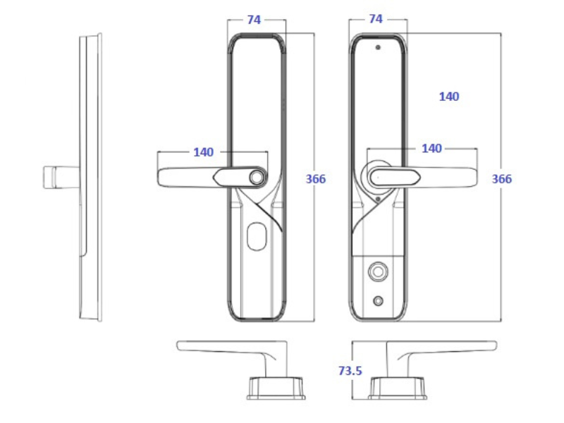Khóa điện tử DL822