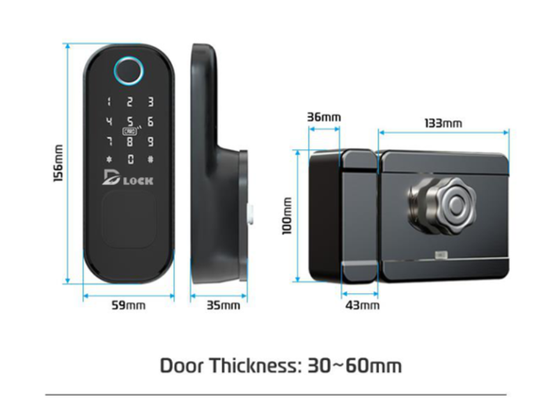 Khóa điện tử DLR5