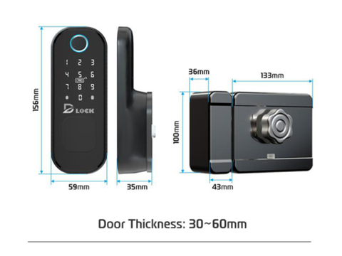 Khóa điện tử DLR5