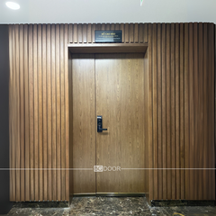 CỬA CÁCH ÂM MDF CHỐNG ẨM PHỦ VENEER SƠN PU HOÀN THIỆN