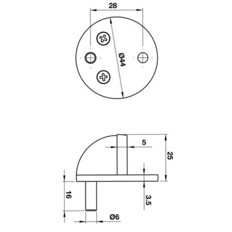 Chặn cửa bán nguyệt