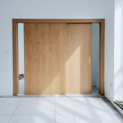 CỬA LÙA 2 CÁNH HDF VENEER