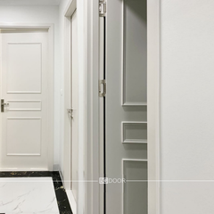 CỬA MDF SƠN BỆT 3 PANO PHÀO NỔI PHONG CÁCH TÂN CỔ ĐIỂN