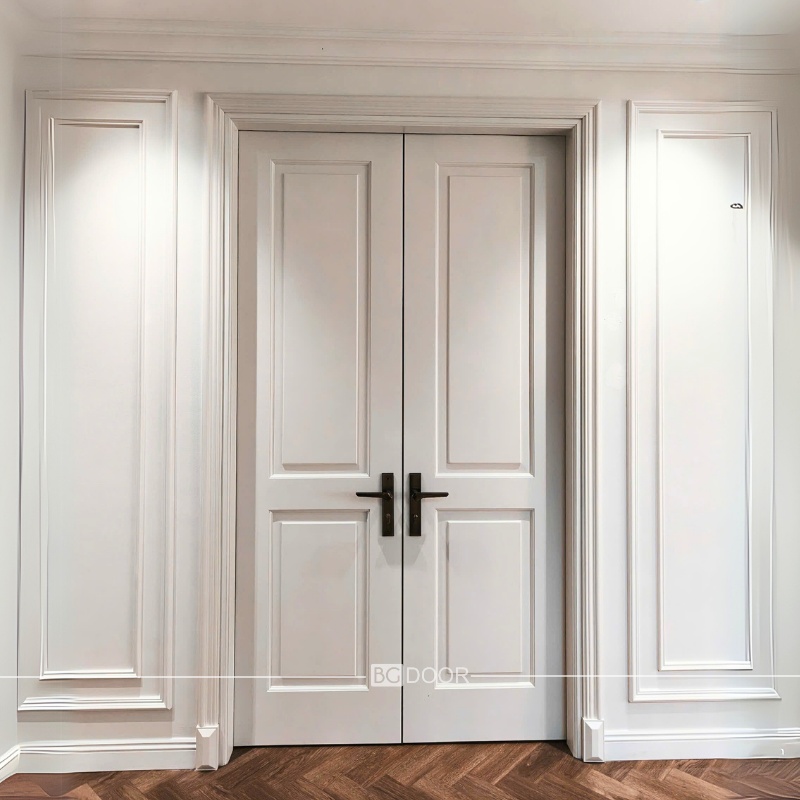 CỬA MDF PHÀO NỔI PHONG CÁCH TÂN CỔ ĐIỂN